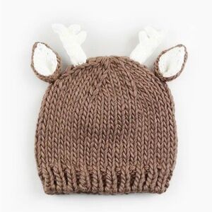 NEW Blueberry Hill Hartley Knit Reindeer Hat Ages 2-5 Sold-Out